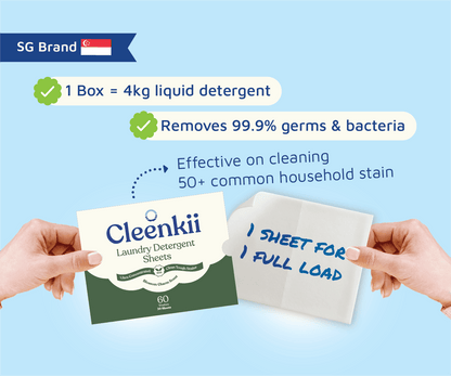 Eco Laundry Detergent Sheets - 30 Sheets (Up to 60 Washes)